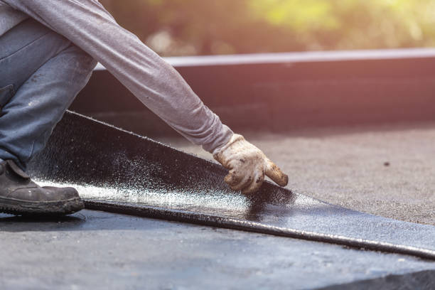 Professional Basement Waterproofing technician working in Buchanan, GA